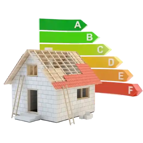 House with Energy Efficiency Ratings